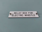 Saracom 7712A Relay Box For Electric Control Whistle