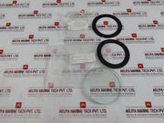 Sasakura 27*T12.7 Sight Hole Glass 1St & 2Nd Stage + Rubber Seal Ring 05K-000-33Jb Set