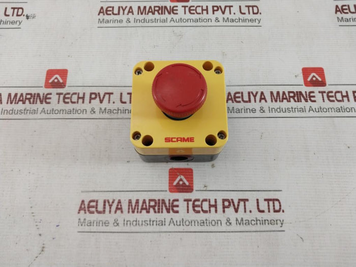 Scame 590.Pl004001 Emergency Push Button Contact 16A 690V 600V Ac Iec 947-5-1
