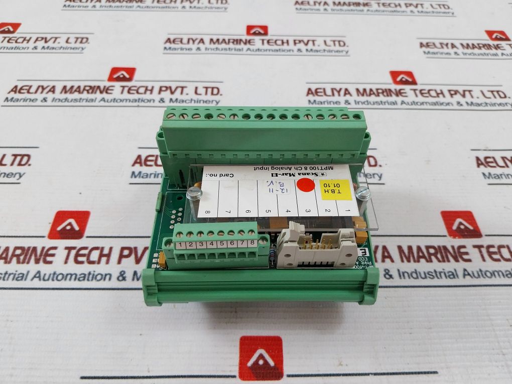 Scana Mar-el Mpt100 8 Ch Analog Input Module Used
