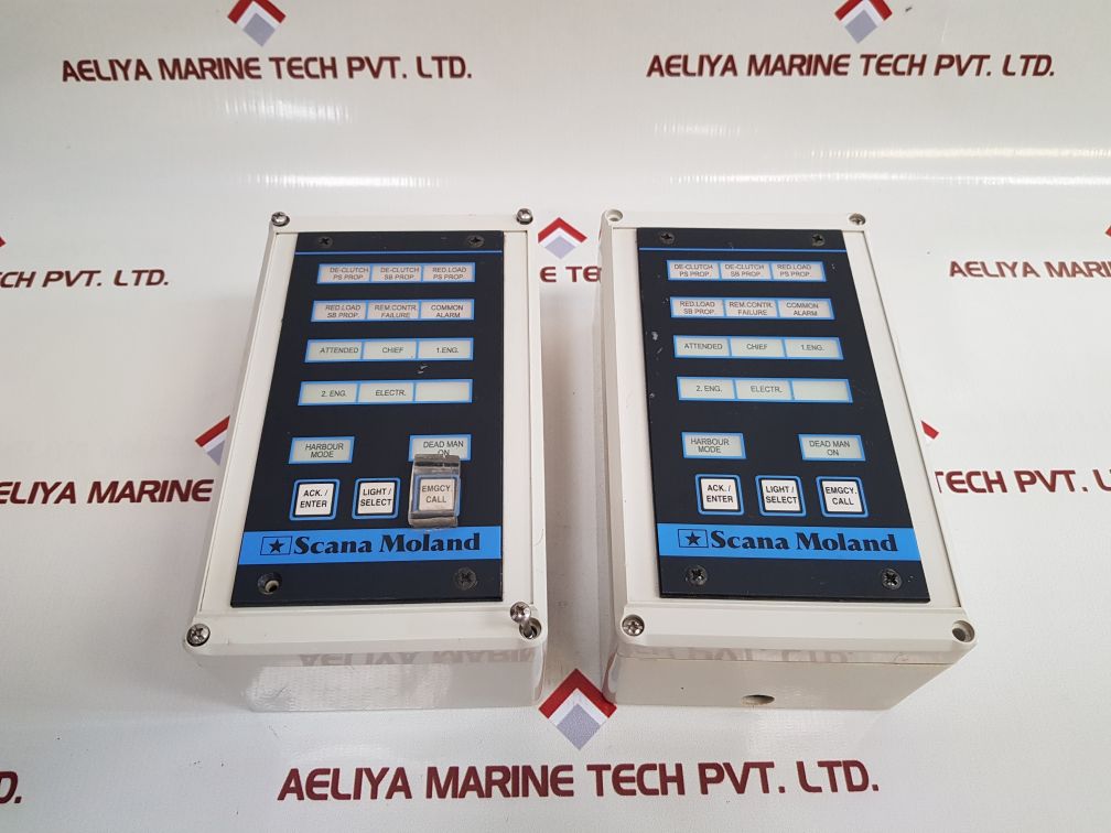 Scana Moland M160-03 Control Panel 24V Dc 1.0A Node# 7 M160-v1.6 ...