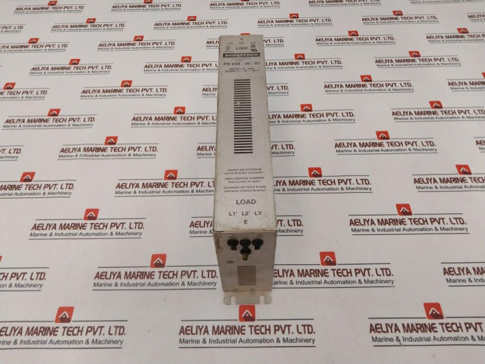 Schaffner Fn 258-30-07 Power Line Filter 480Vac/ 50-60Hz