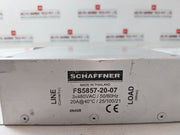 Schaffner Fs5857-20-07 Line Filter 20A 50/60Hz