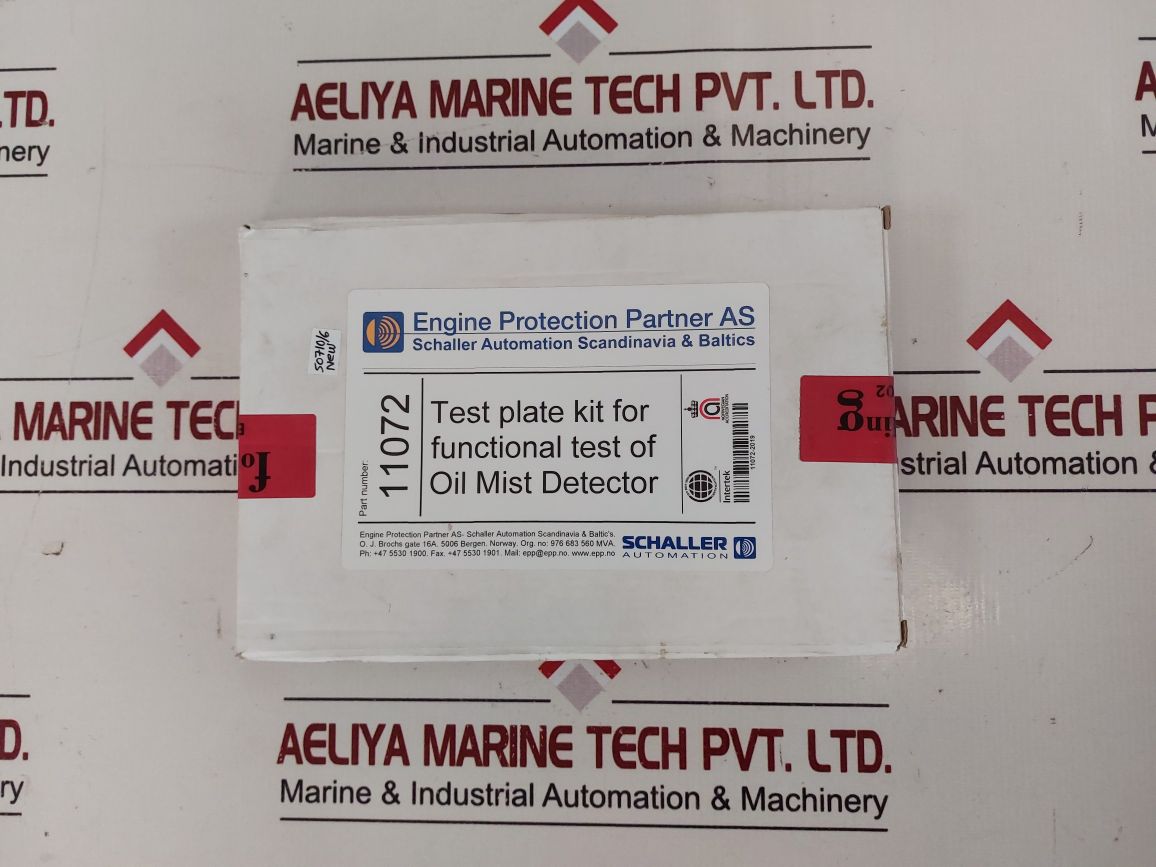 Schaller Automation 11072 Visatron Test Plate Kit