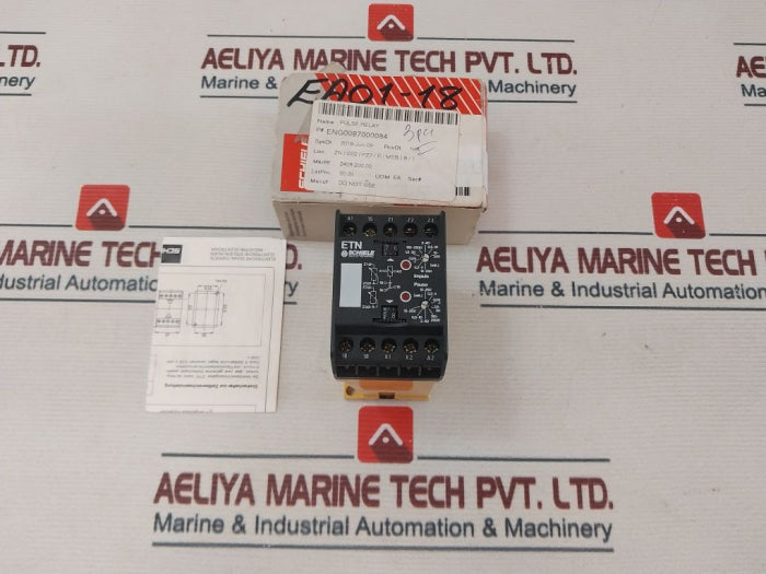 Schiele 2.409.200.00 Timer Relay 0,05-2500 S 24V Ac/Dc