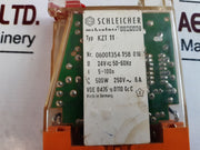 Schleicher Kzt 11 Time Relay 5-100S 06001354-158 018 U 24V 50-60Hz