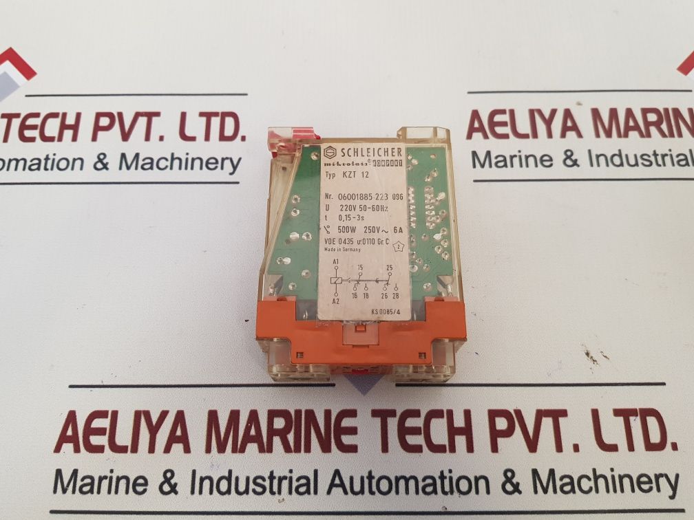 Schleicher Kzt12 Time Relay 0.15-3S