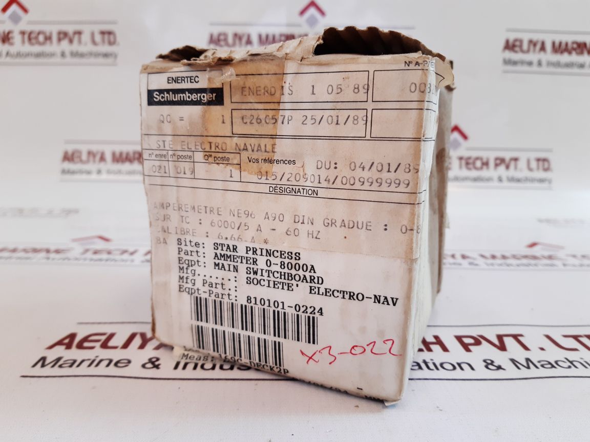 Schlumberger 0-8000A Ammeter