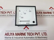 Schlumberger S2624 4844 Ammeter 0 To 600 A