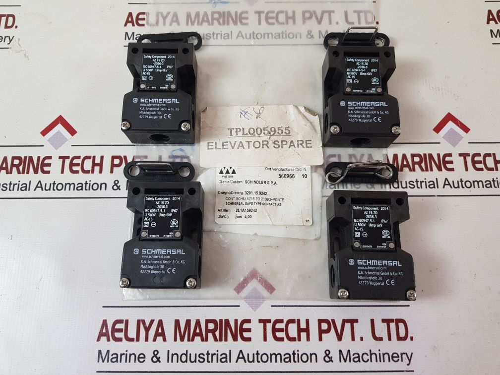 Schmersal Az 15 Zo-2036-3 Limit Switch