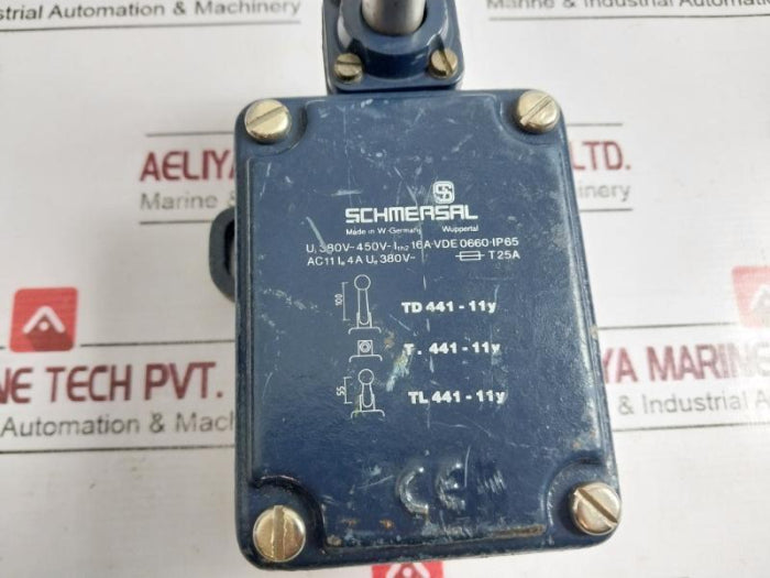 Schmersal Tl 441-11Y Limit Switch 16A Vde 0660 Ip65,380V~450V-ith2,Ac11 Ie 4A Ue