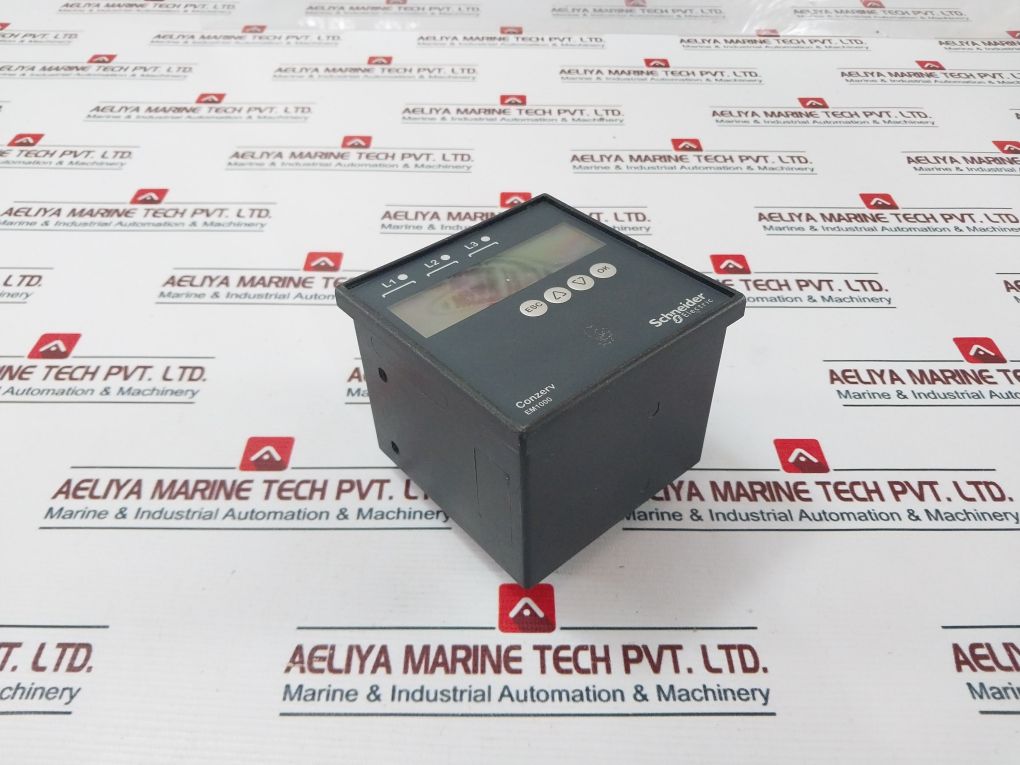 Schneider Electric Conzerv Em1000 Power And Digital Energy Meter 44-27 ...