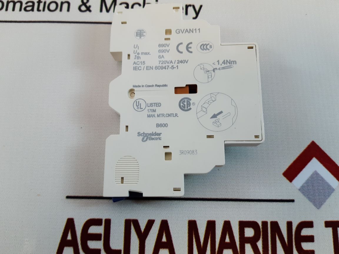 Schneider Electric Gvan11 Auxillary Contact Block