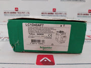 Schneider Electric Lc1D40A 3 Pole Contactor With Everlink Terminals