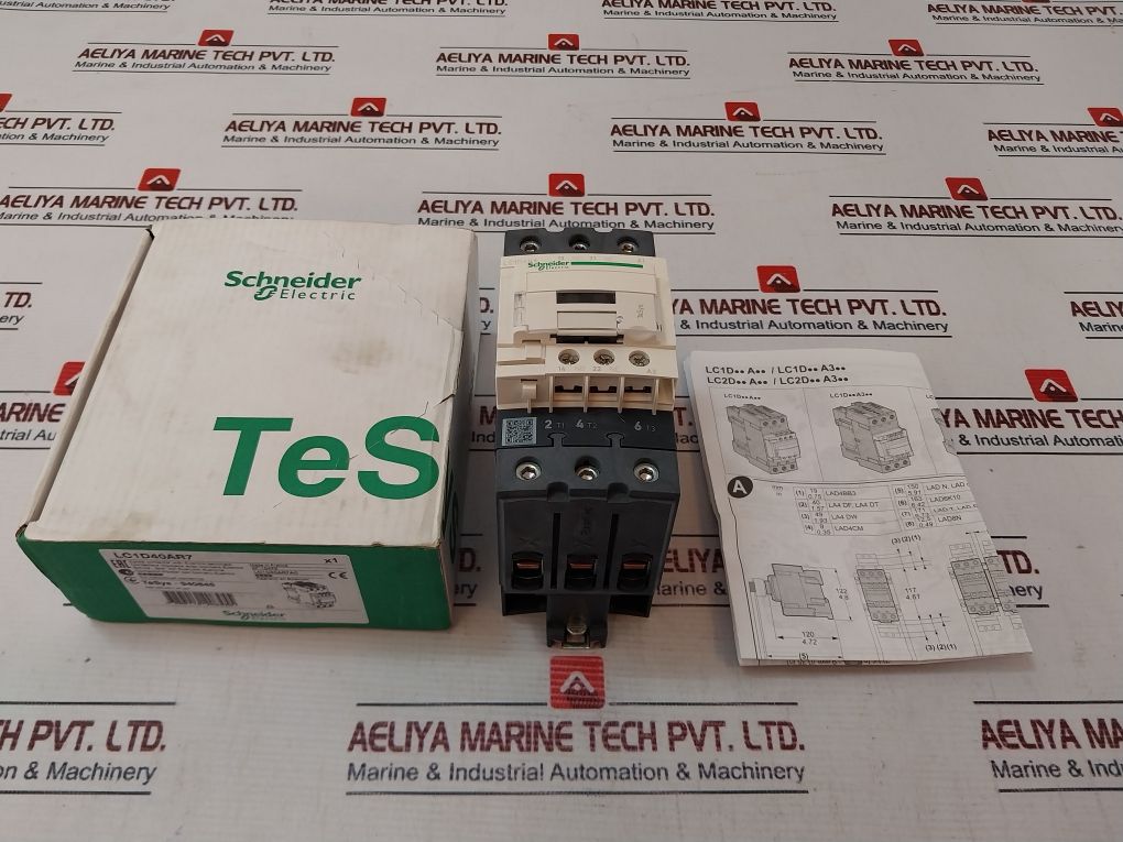 Schneider Electric Lc1D40Ar7 Contactor 3 Pole 60A 440V 50/60Hz