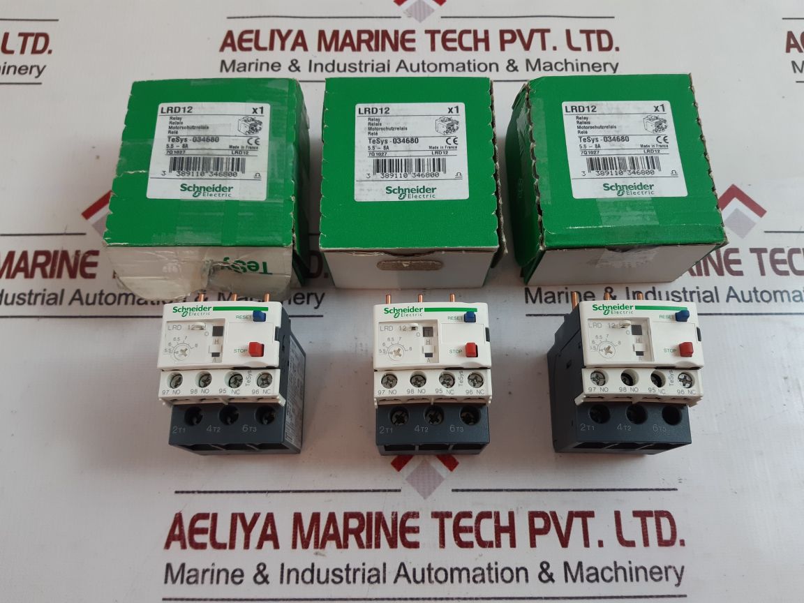 Schneider electric lrd 12 thermal overload relay