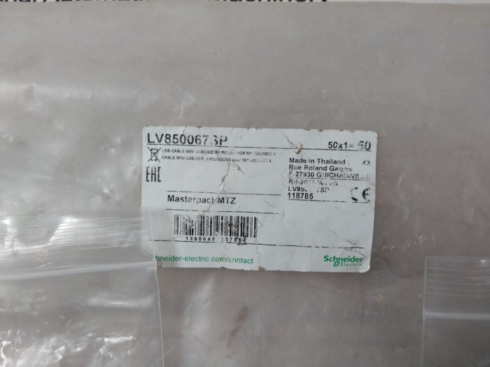 Schneider Electric Lv850067Sp Usb Cable (Mini Usb/Usb) For Micrologic X Kit