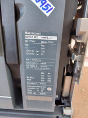 Schneider Electric Masterpact Nw08 H2 Circuit Breaker 400A 1000V 50/60Hz