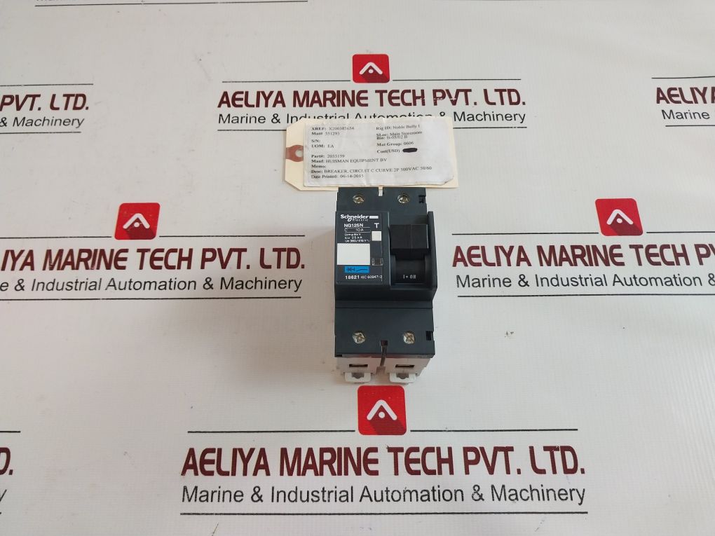 Schneider Electric Ng125N Circuit Breaker 2P 500Vac 50/60 2033159