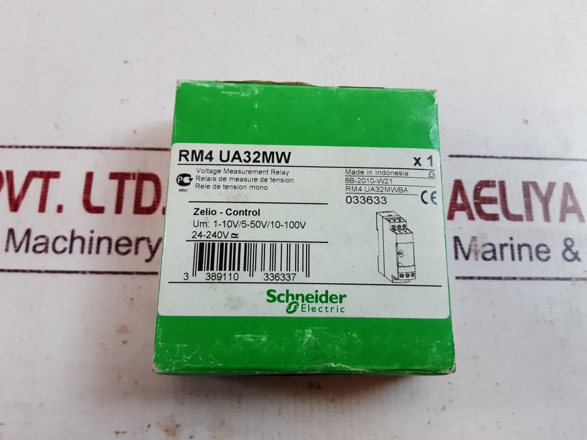 Schneider electric rm4ua32mw voltage measurement relay