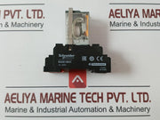 Schneider Electric Rxm4Lb2P7 Plug-in Relay With Socket Rxze1M4C 50/60Hz