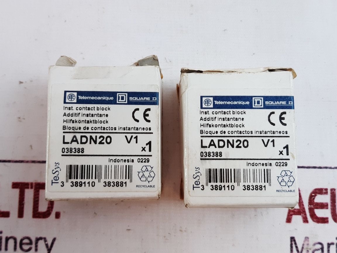 Telemecanique Ladn20 Auxiliary Contact Block