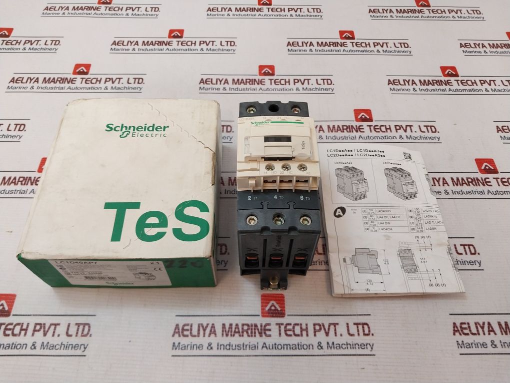 Schneider Electric Tesys Lc1D40Ap7 Contactor 3-pole 230V 50/60Hz