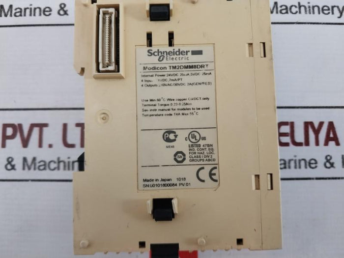 Schneider Electric Tm2Dmm8Drt Discrete Input/Output Module 4 Inputs 24 ...