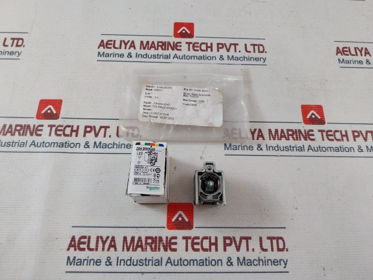 Schneider Electric Zb4 Bw0G45 Light Block Contactor 10A