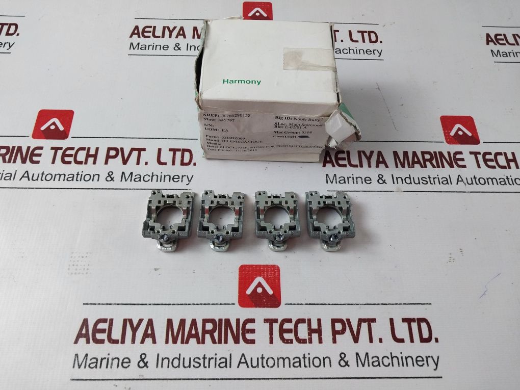 Lot Of 4X Schneider Electric Zb4Bz009 Pushbutton Mounting