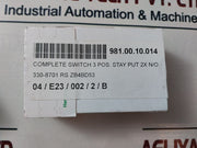 Schneider Electric Zbe-101 Contact Block Screw Clamp With Rotary Switch