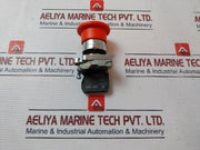 Schneider Electric Zbe-102 Emergency Stop Push Button With Contact Block (New)