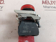 Schneider Electric Zbv-6 Pilot Red Indicator Light