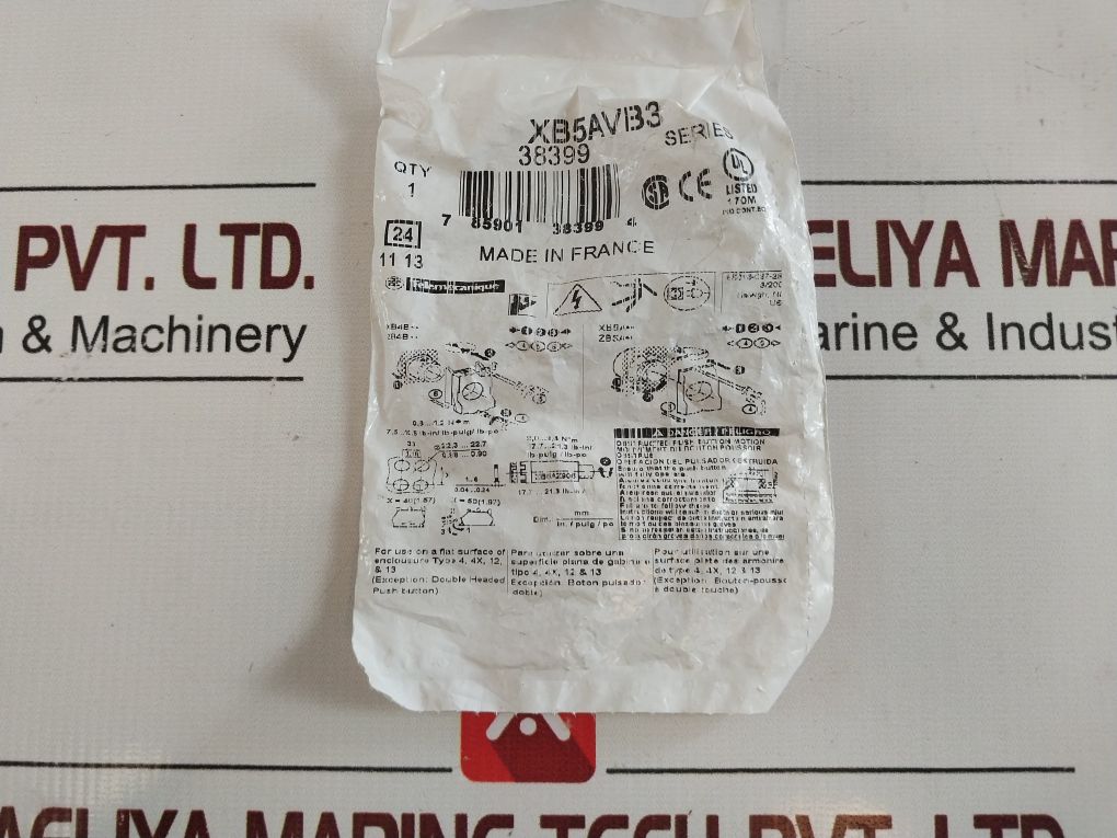 Schneider Electric Zbv-b3 Pushbutton Switch