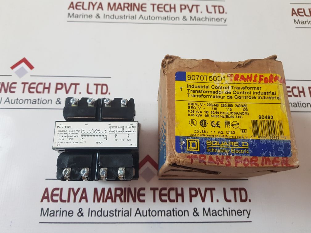 Schneider Electric 9070T50D1 Industrial Control Transformer