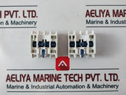 Lot of 2X Schneider Electric Ladn04 Auxiliary Contact Block