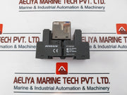 Schrack Pt570024 Relay With Pt78704 Socket Used