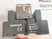 Schrack Pt570024 Relay With Pt78704 Socket