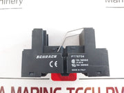 Lot Of 4X Schrack Pt78704 Relay Socket
