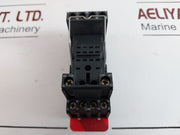 Lot Of 4X Schrack Pt78704 Relay Socket