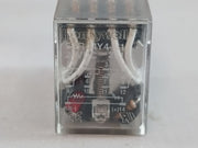 Schrack Pt78704 Relay Socket With Szr-my4-n1 Magnetic Relay