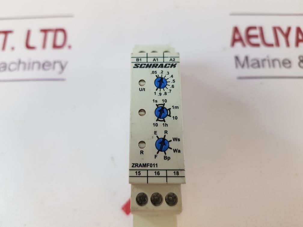 Schrack Zramf011 Multifunction Time Relay 1Co,0,05-10H,5A 250V Ac
