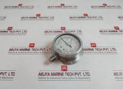 Scotts En 837-1 Pressure Gauge Socket & Tube 0590Pg120988 -15 To 60 Psi Aisi 316L Â Â 