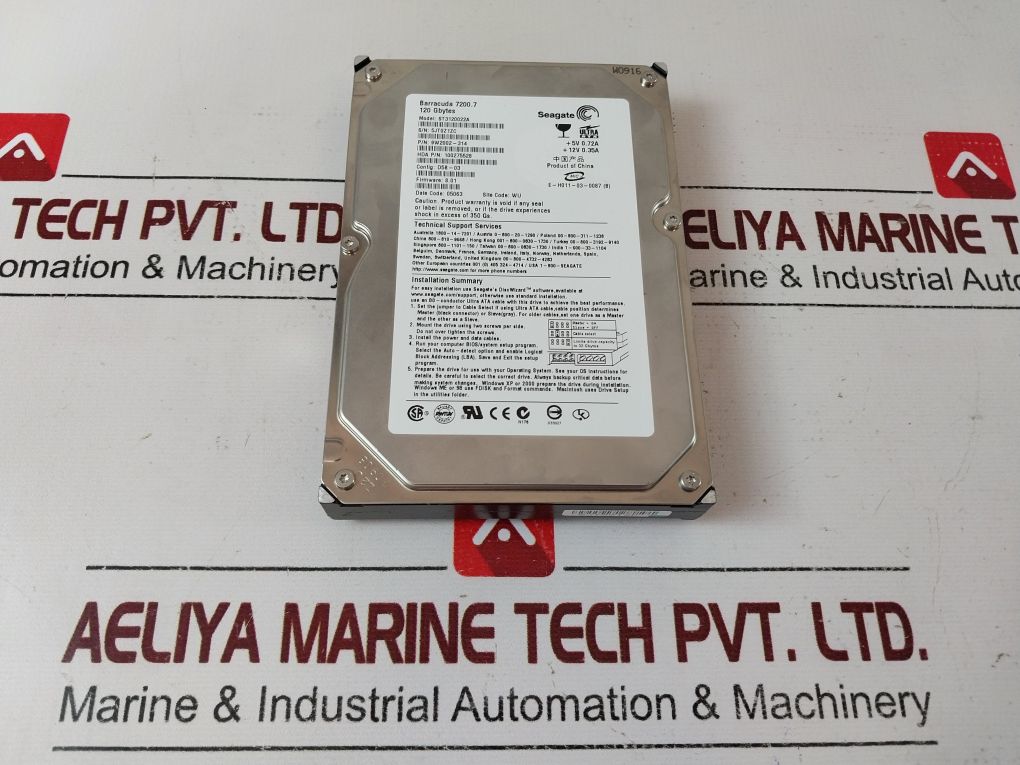 Seagate Barracuda 7200.7 St3120022A Hard Drive 9W2002-314