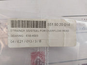 Lot of 6X Seaking E50-X003 Strainer SS/Steel For Overflow Head