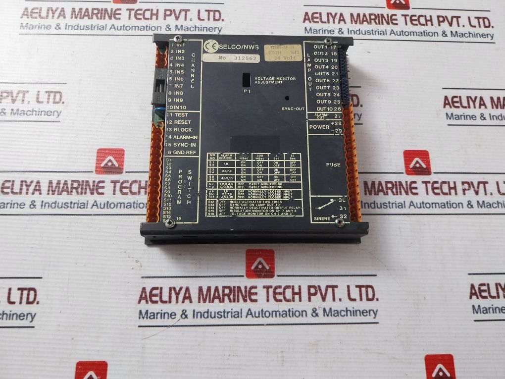 Selco M1000-29-10 Alarm Monitor 312562