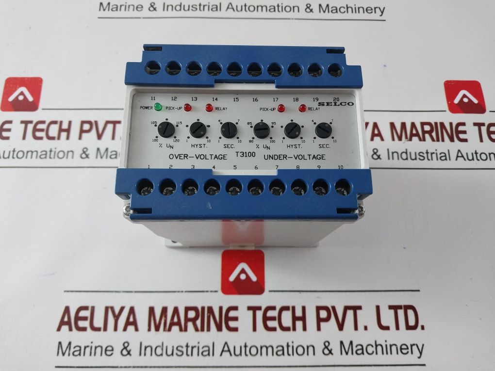 Selco T3100-03 Over-voltage Under-voltage Relay 480V-415V Ac