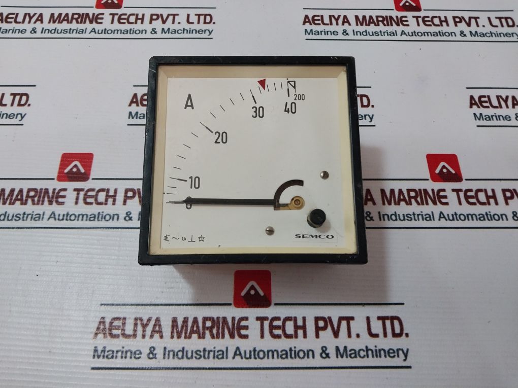 Semco 0-40/200A Ampere Meter 55581110