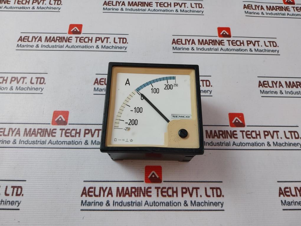Semco 60-0-60 Mv Analog Ammeter 73202-2