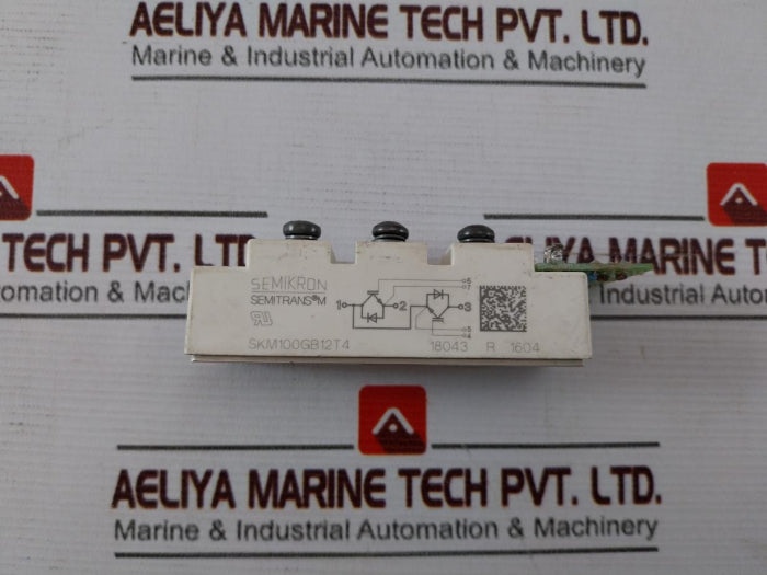 Semikron Semitrans M Skm100Gb12T4 Power Module Supply 18043 R